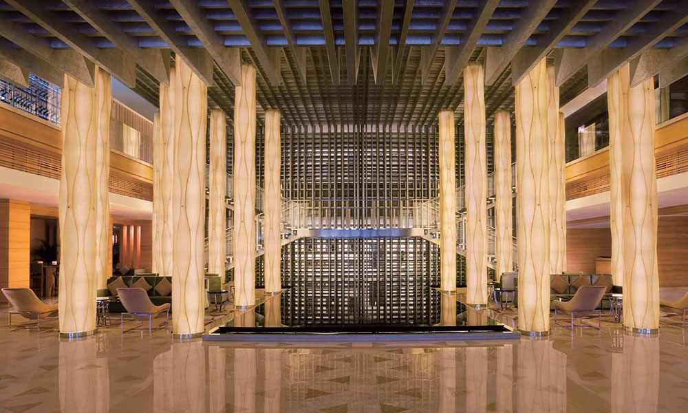 上海金茂JW萬(wàn)豪酒店大堂